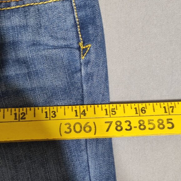 Guess Jeans women's junior size 10 denim blue colour straight leg low-rise - Picture 10 of 13